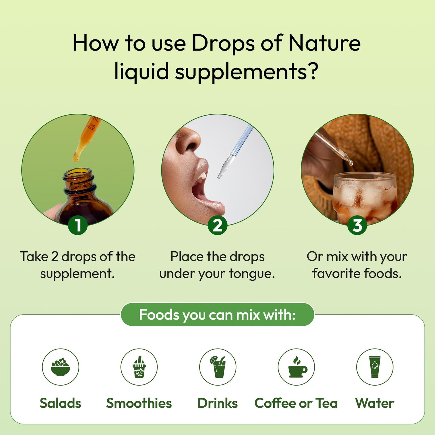 Green Tea 10:1 Extract 50% EGCG Liquid Drops โ Vegan Immune & Skin Support