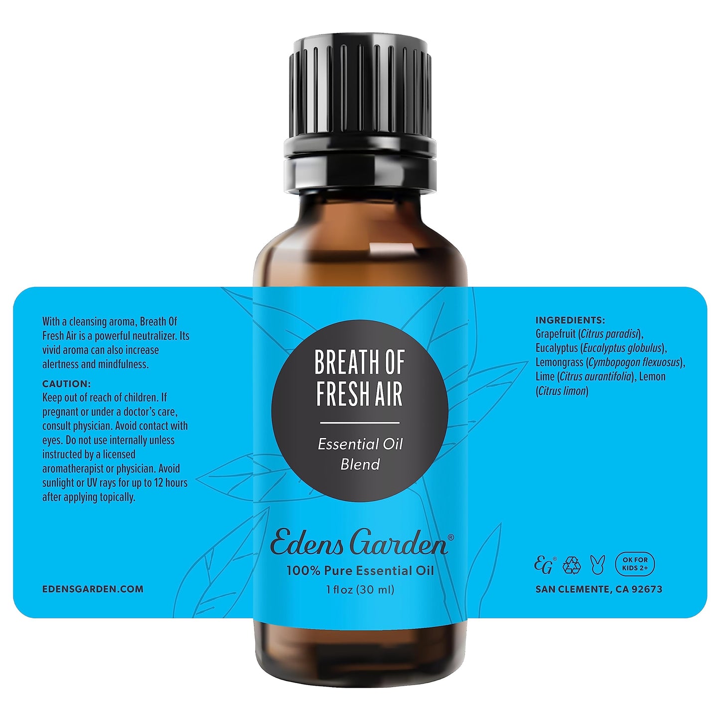Edens Garden Breath of Fresh Air Essential Oil Blend โ 100% Pure, Premium Grade (30 ml)