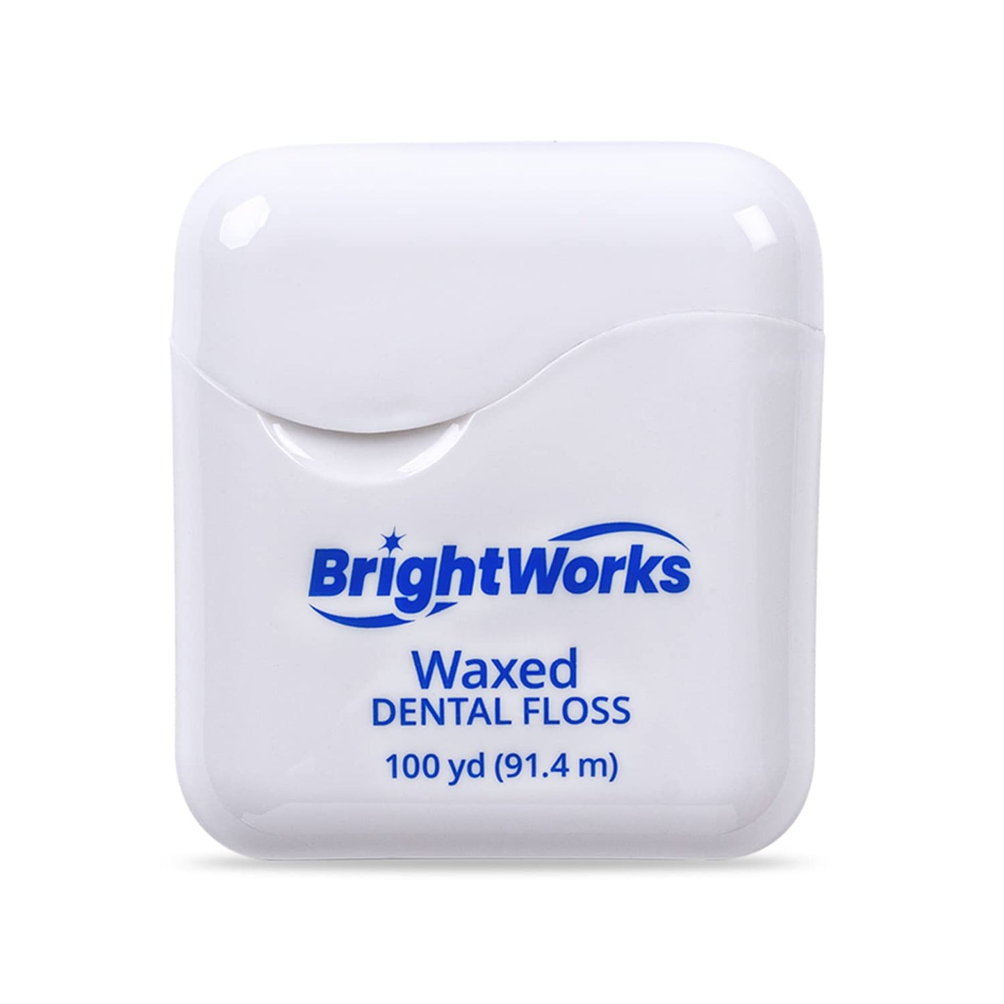 BrightWorks Waxed Dental Floss โ 100 Yards (Pack of 4)