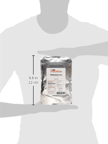 BulkSupplements.com DMAE Bitartrate Powder โ 350mg per Serving, Unflavored, Gluten Free, 250g