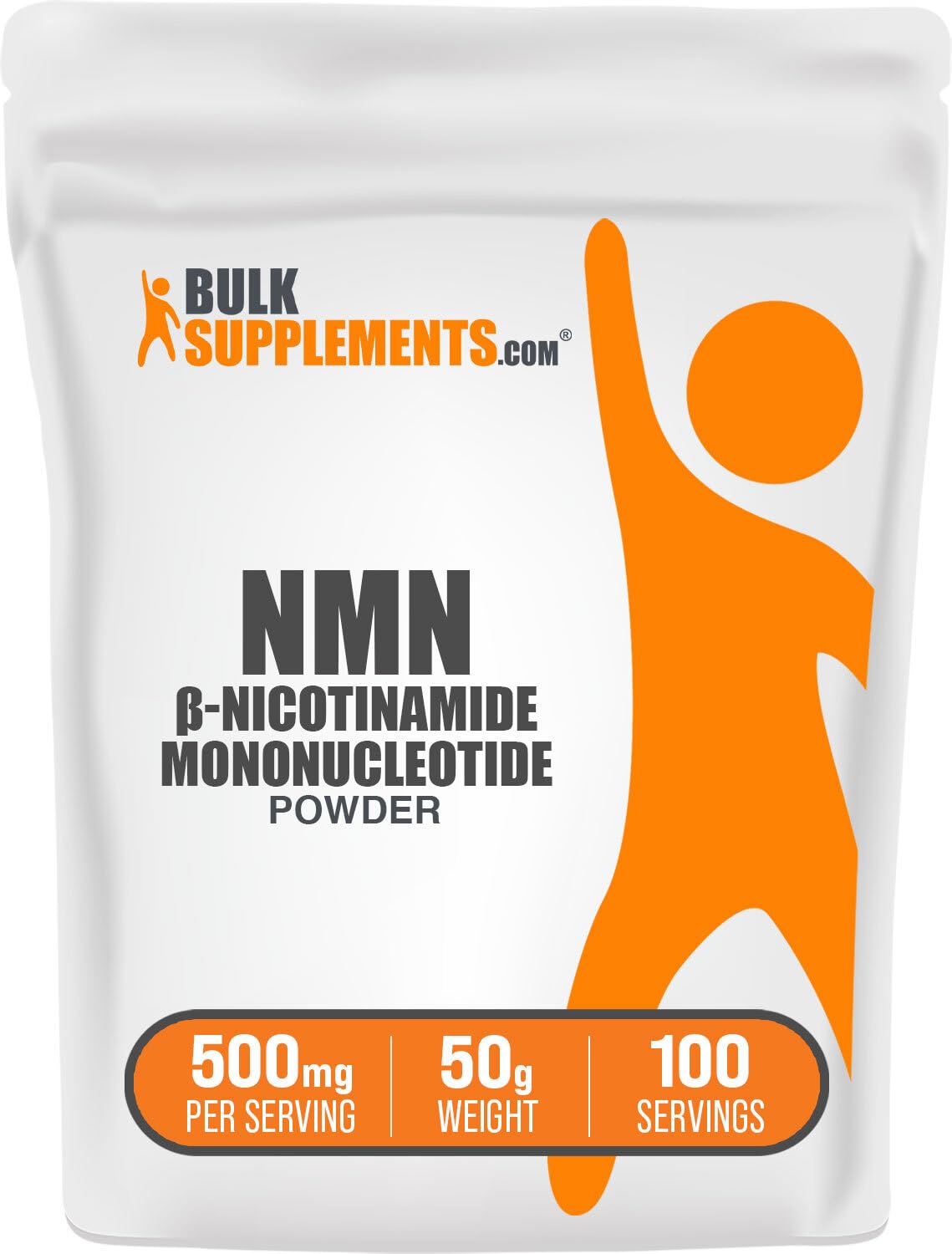 NMN Powder 50g | Nicotinamide Mononucleotide (NMN) NAD Booster โ BulkSupplements
