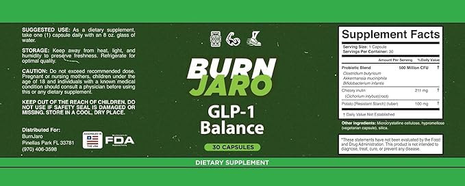 MounDrops Burn Jaro Capsules โ Official BurnJaro, Pink Salt, All-Natural Energy Detox (30 Capsules)