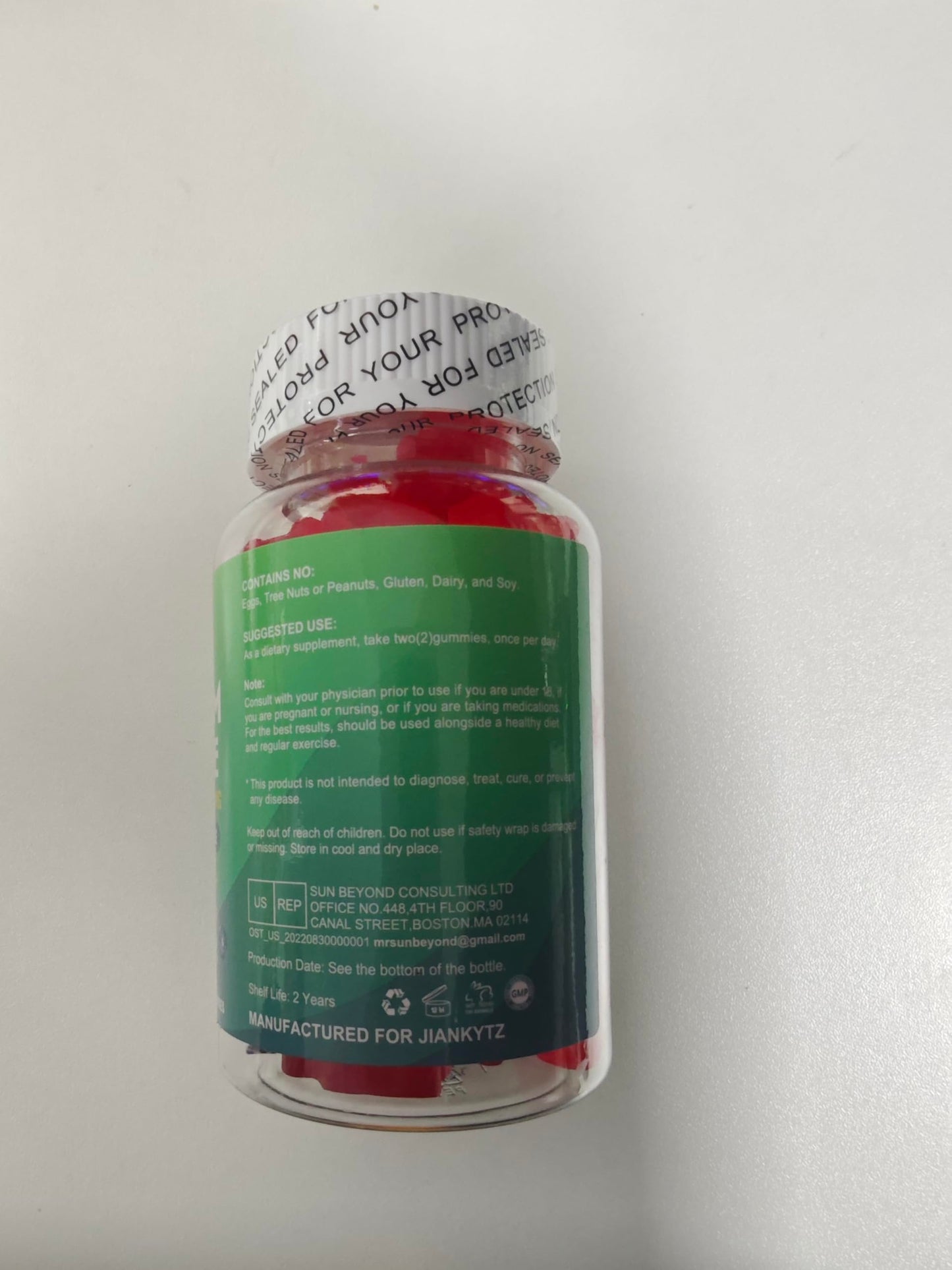 1200mg Calcium Citrate Gummies with Vitamin D3 & K2 โ Bone, Muscle & Immune Support | Raspberry