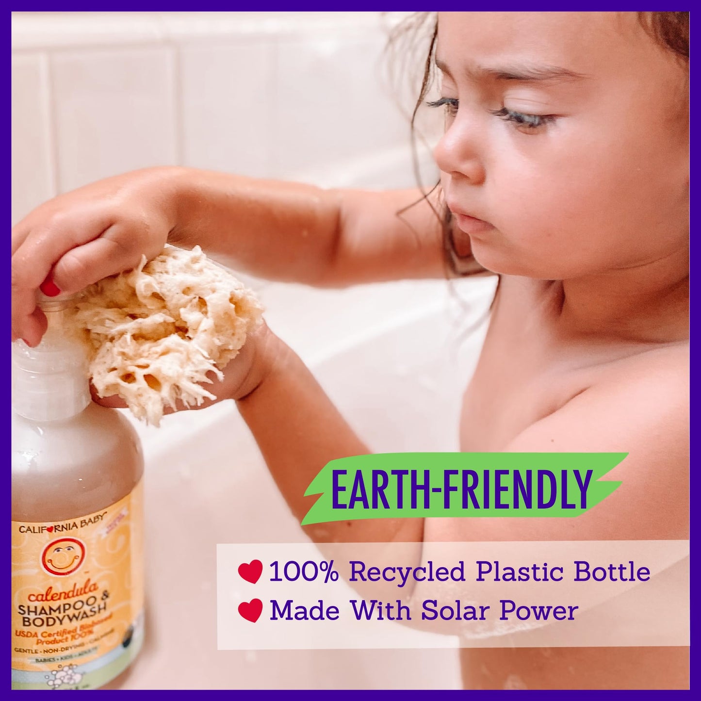 California Baby Calendula Baby Shampoo + Wash 2-Pack โ Plant-Based, Hypoallergenic
