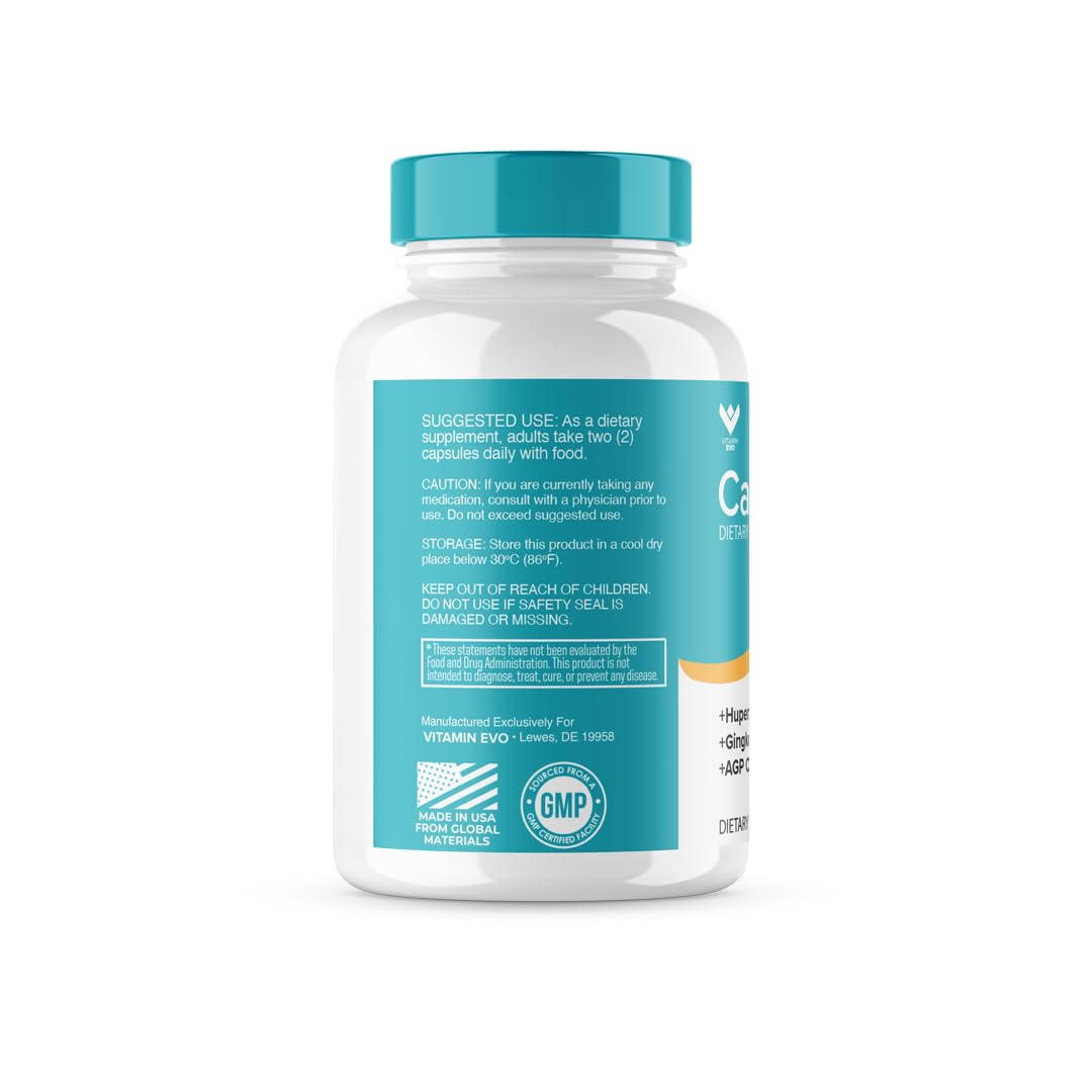 (3 PACK) CalmPro5 โ Natural Nerve Calm Aid Supplement | 180 Caps | 3 Month Supply