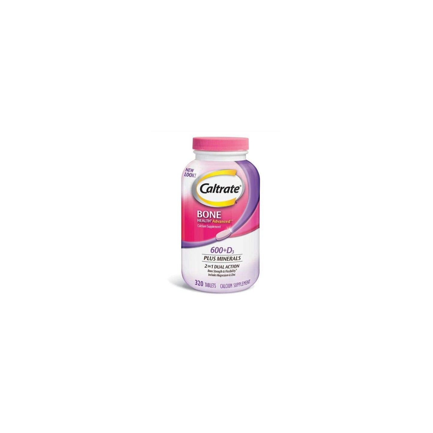 Caltrate 600mg + D3 with Minerals Calcium & Vitamin D3 - 320 Count