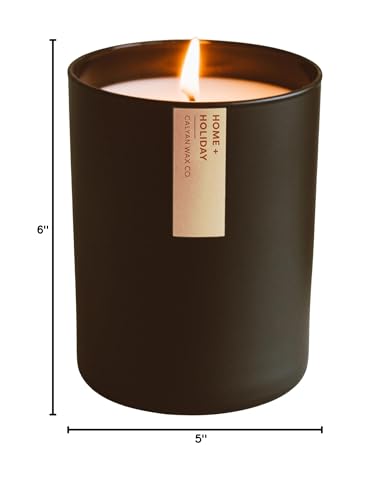 Calyan Wax Co. Home & Holiday Candle โ 75-Hour Non-Toxic Soy, 10.2oz