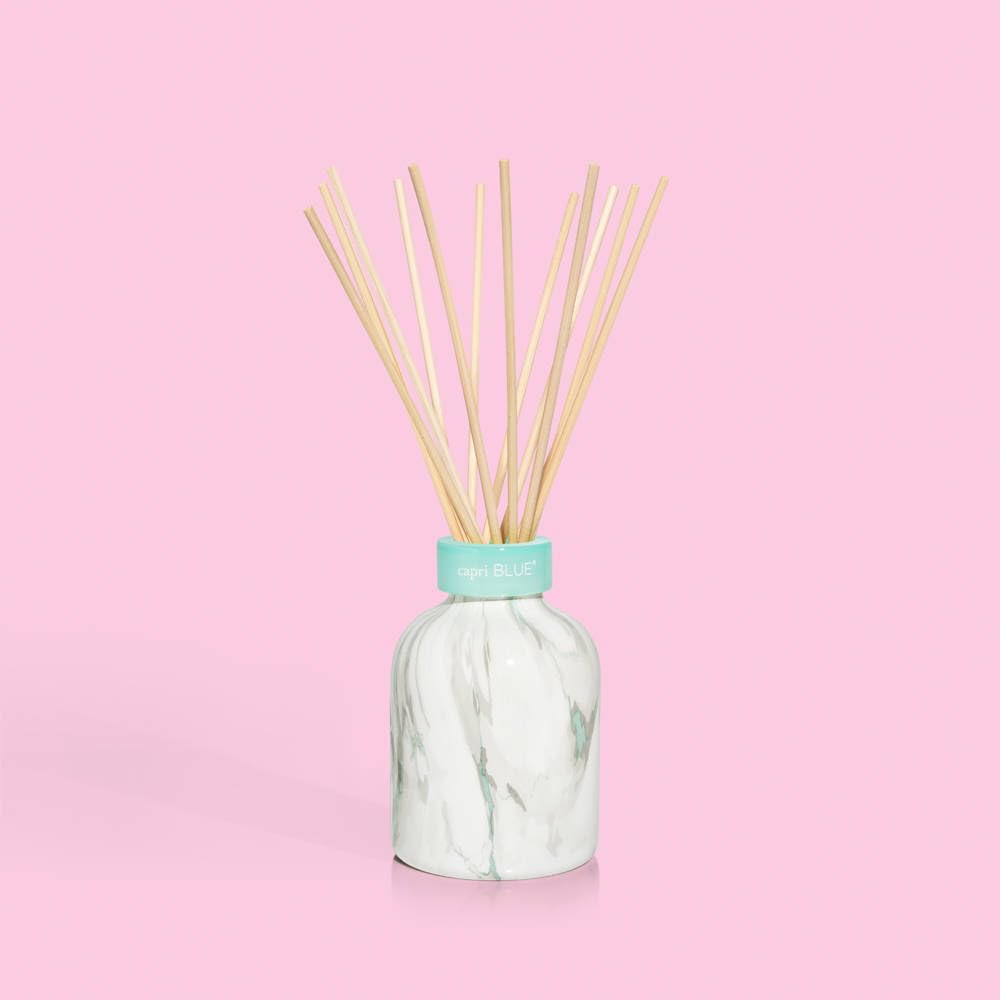 Capri Blue Modern Marble Reed Diffuser Set โ Coconut Santal | Luxury Home Fragrance