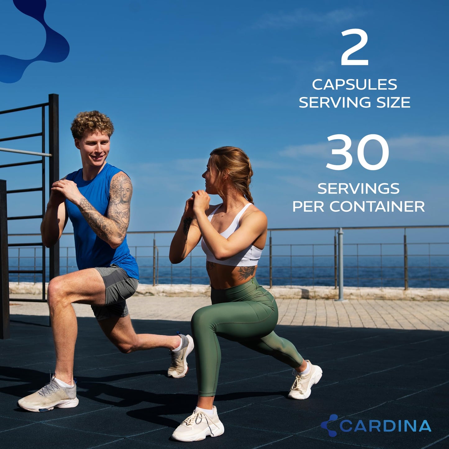 Cardina B12 Vitamins for Women and Men โ Brain Memory & Focus Support with Thiamine B1 & COQ10 | 60 Ct