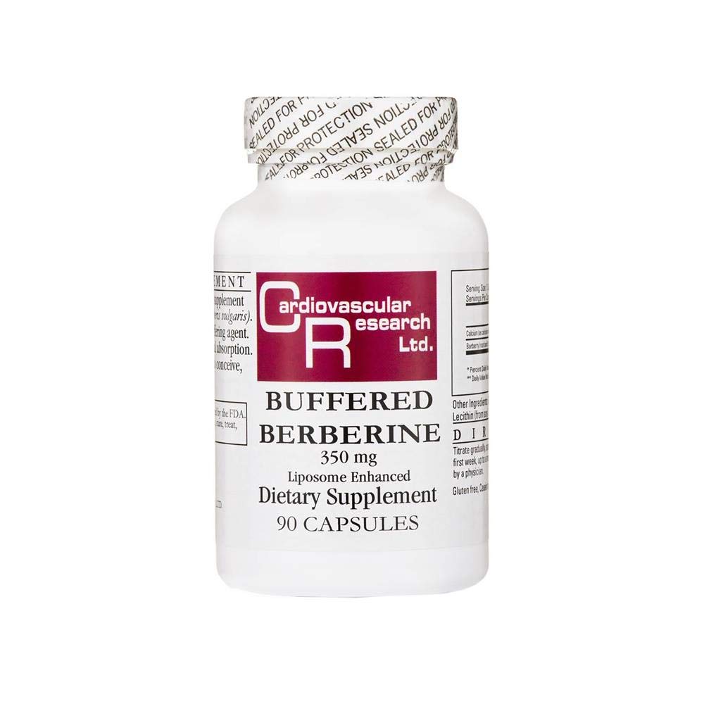 Cardiovascular Research Buffered Berberine 350 Mg โ White, 90 Count