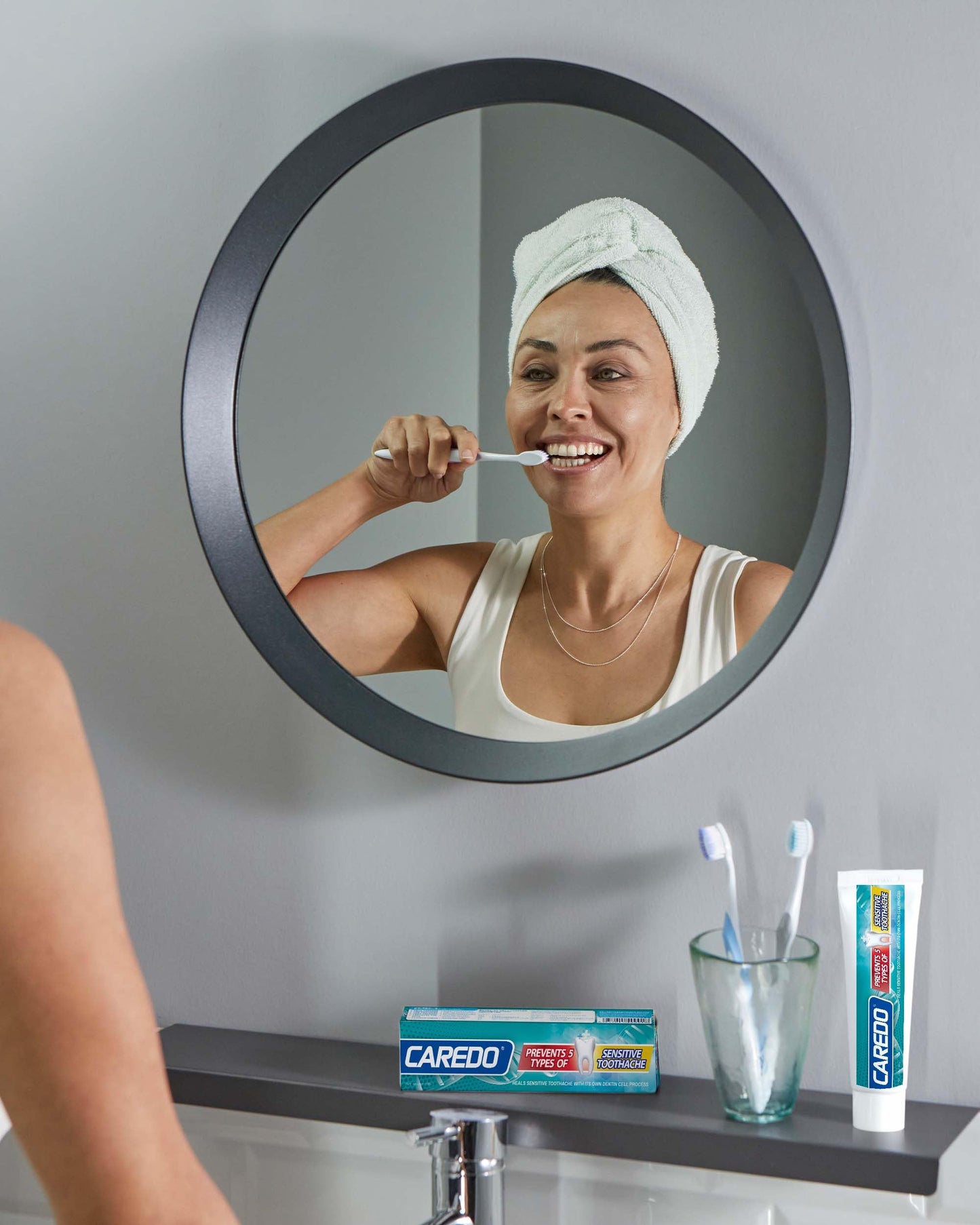 CAREDO Sensitive Teeth Relief Toothpaste for Adults โ Enamel Care, Remineralizing, Sensitivity Relief, Fluoride Free 3.52 oz