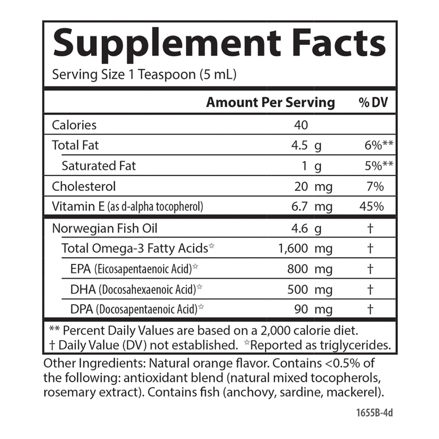 Carlson The Very Finest Fish Oil 1600 mg Omega-3s β Norwegian, Wild-Caught, Sustainably Sourced