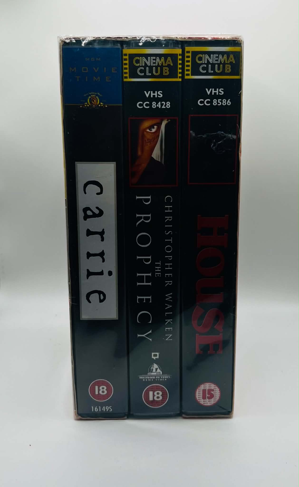 Carrie/The Prophecy/House Triple (18) (NEW SEALED)