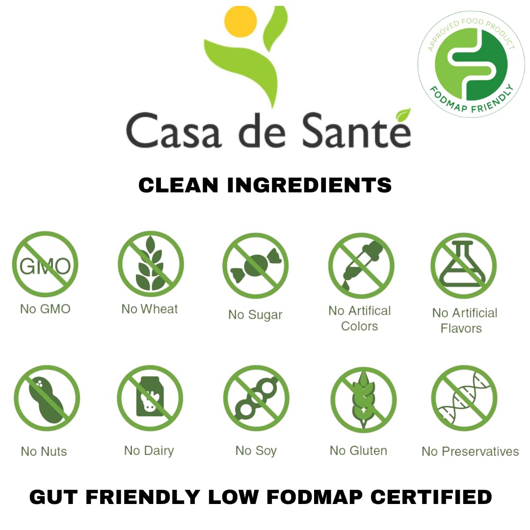 Casa de Sante Low FODMAP Collagen Peptides โ Grass-Fed, IBS & SIBO Friendly