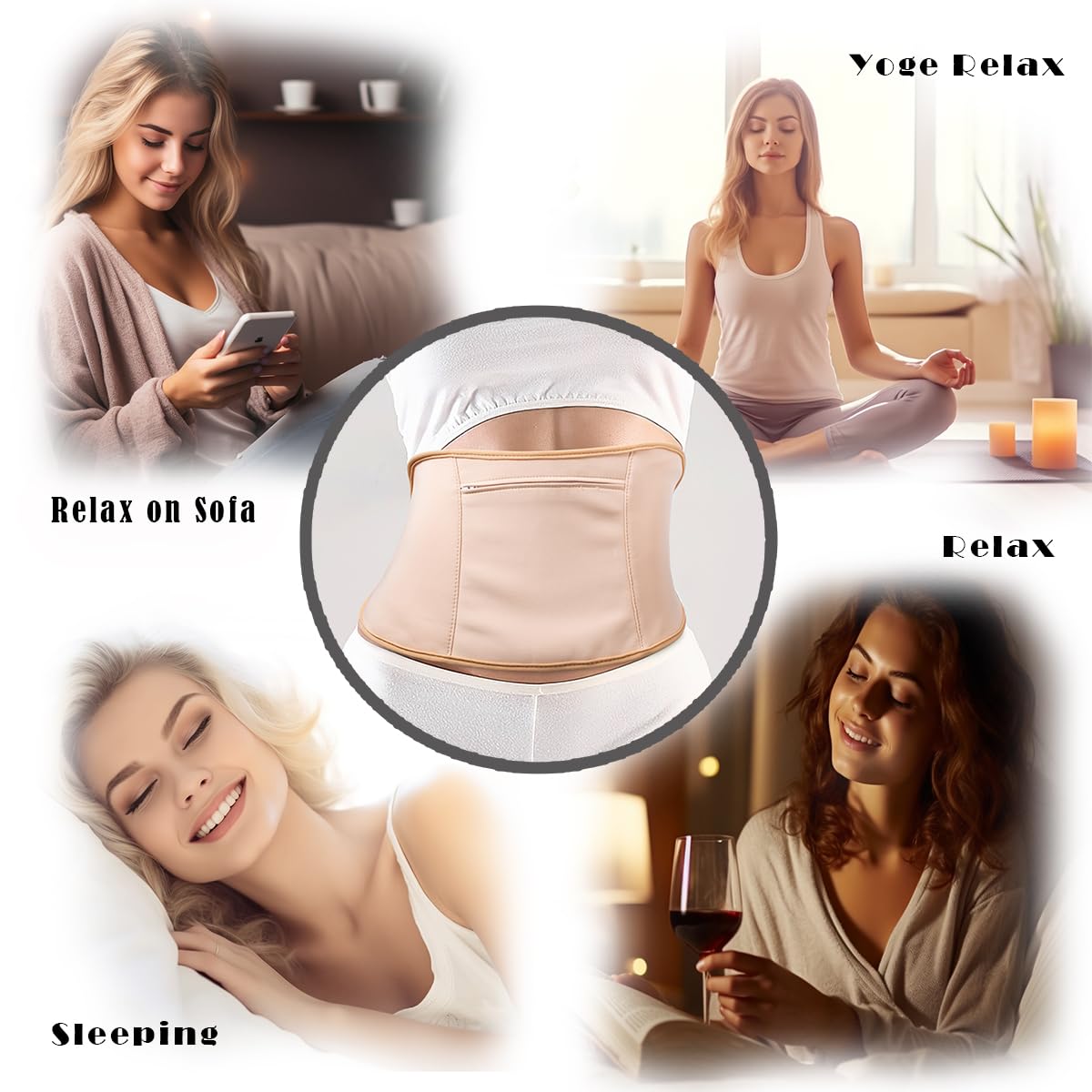 Castor Oil Pack for Liver Detox & Belly Comfort โ Leak-Proof, Reusable Therapy Pack