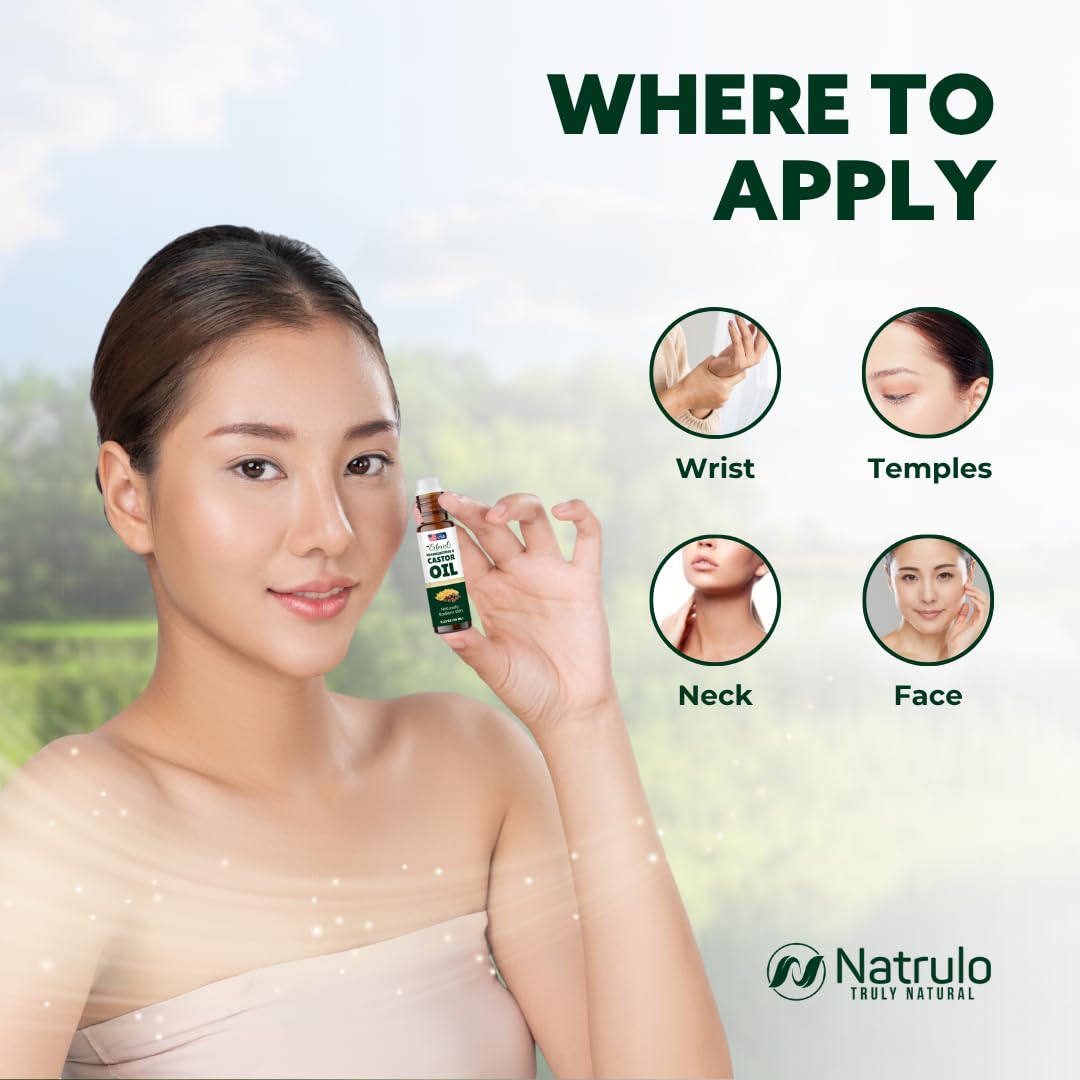 Castor Oil Roll-On with Frankincense β Under-Eye Care