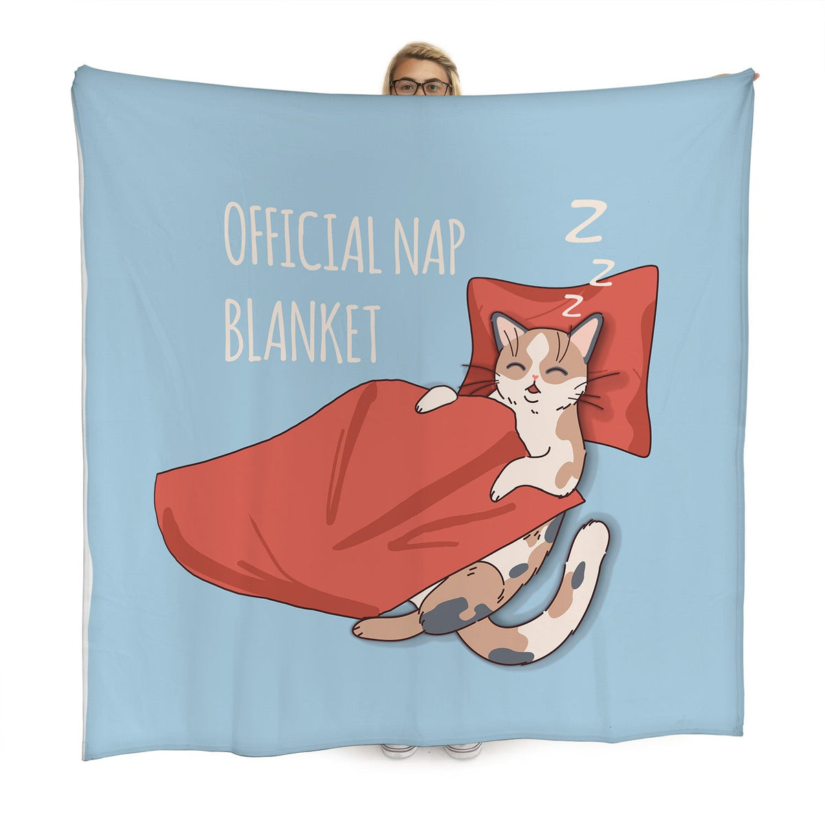 Cat nap - Fleece Blanket