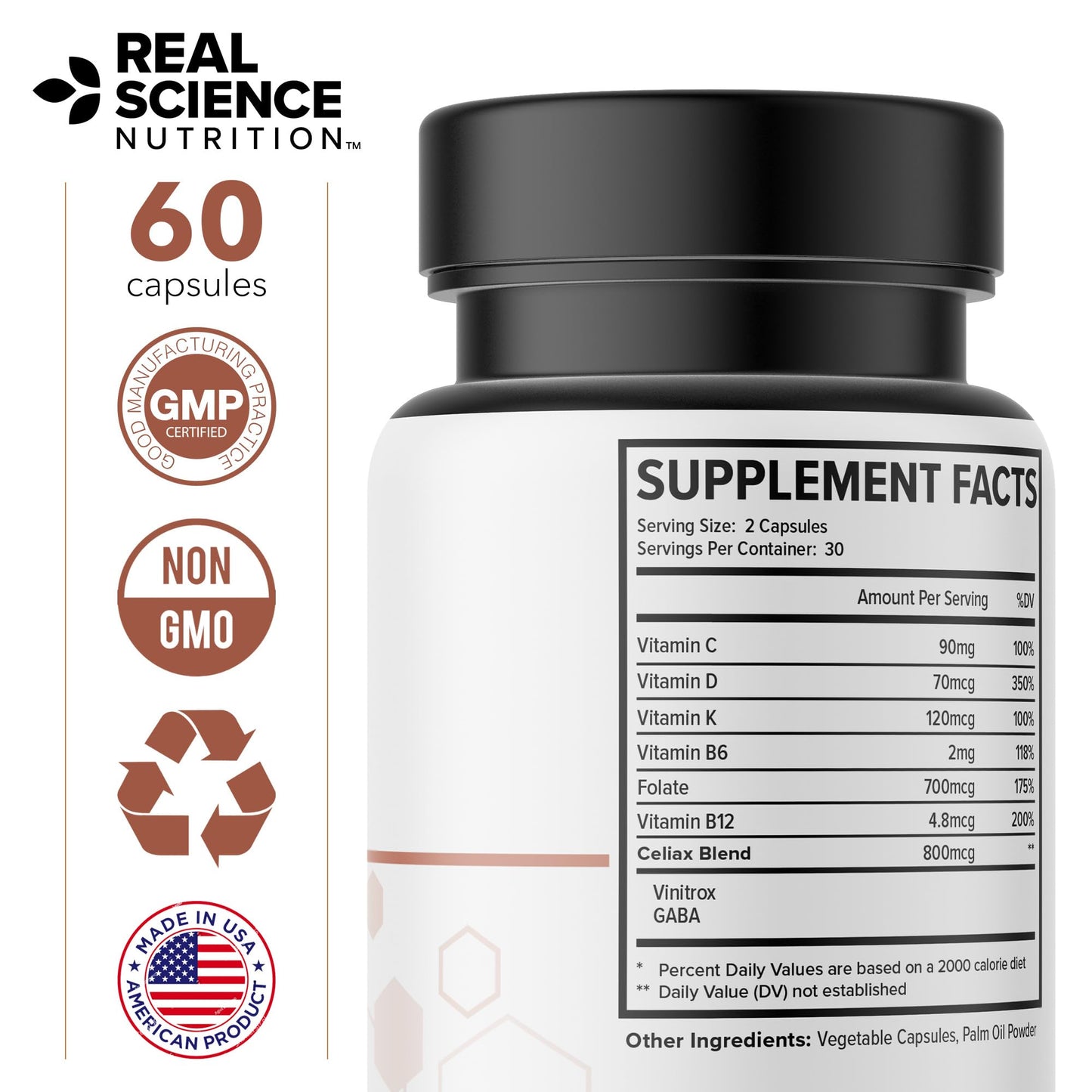 Real Science Nutrition Celi-Act Miracle โ Natural Celiac Support & Digestive Health