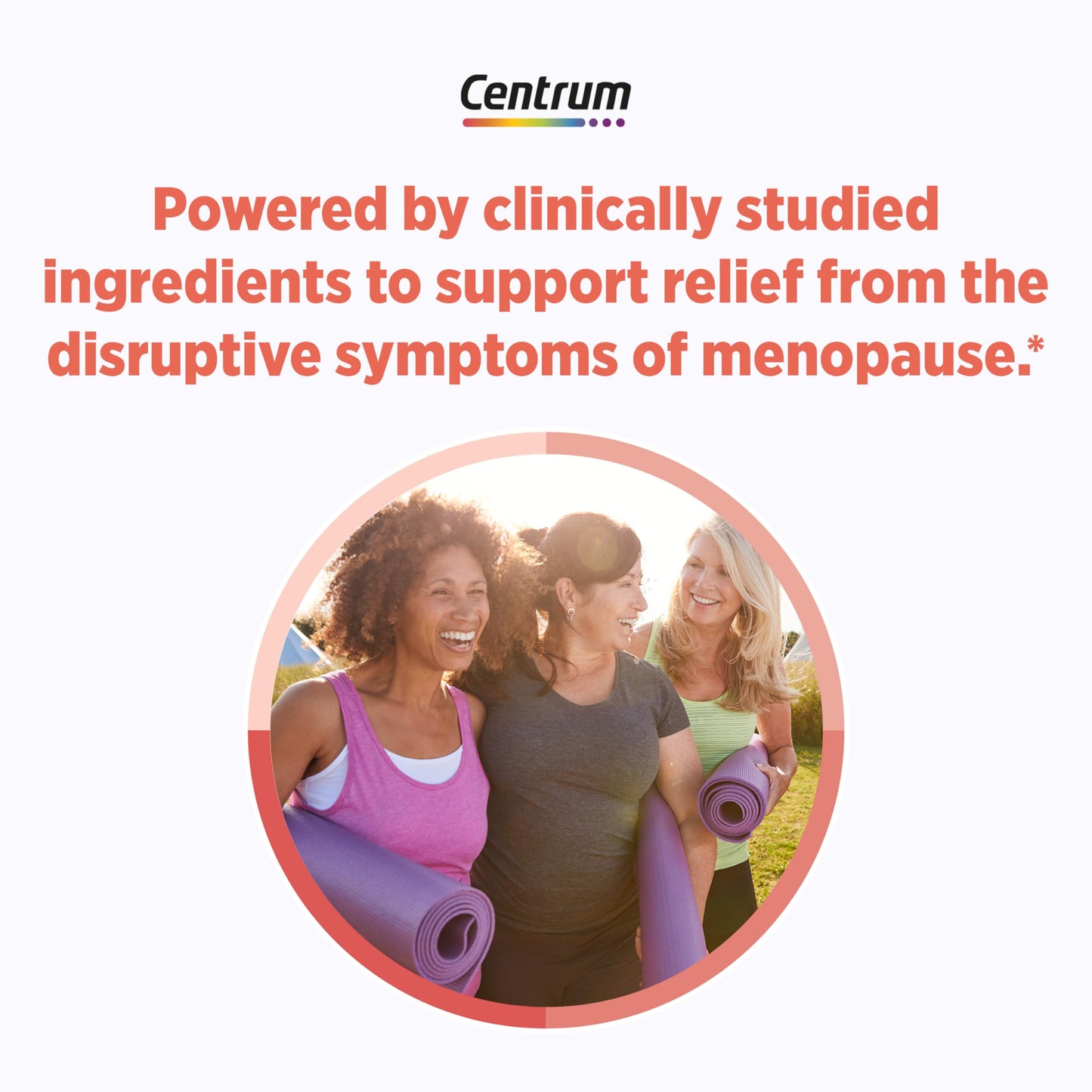 Centrum Clear Mind & Calm Mood Menopause Support Tablets โ EnXtra & KSM-66, 30 Count
