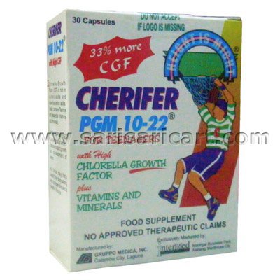 Cherifer PGM 10-22 Capsules with Zinc for Teens โ CGF & Taurine, 30 Capsules