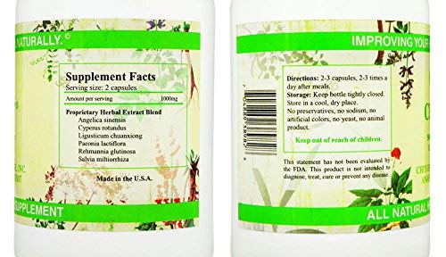 Chi-F 120 Capsules โ 500 mg Each | Chi's Enterprise