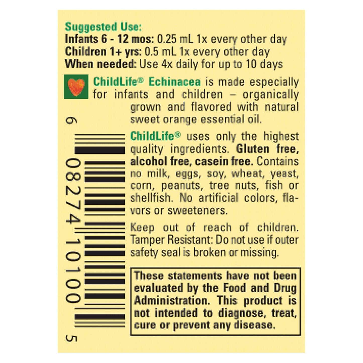 Child Life Echinacea โ 1 Fl Oz Glass Bottle | Immune Support for Kids