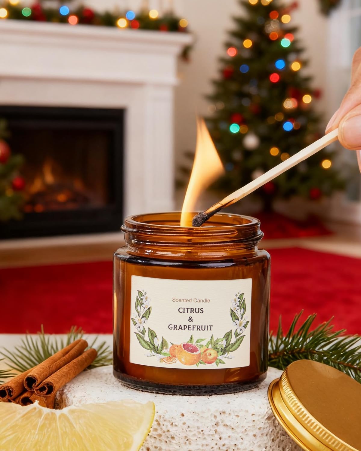 Christmas Candle Gift Set for Women โ 10 Premium Soy Candles