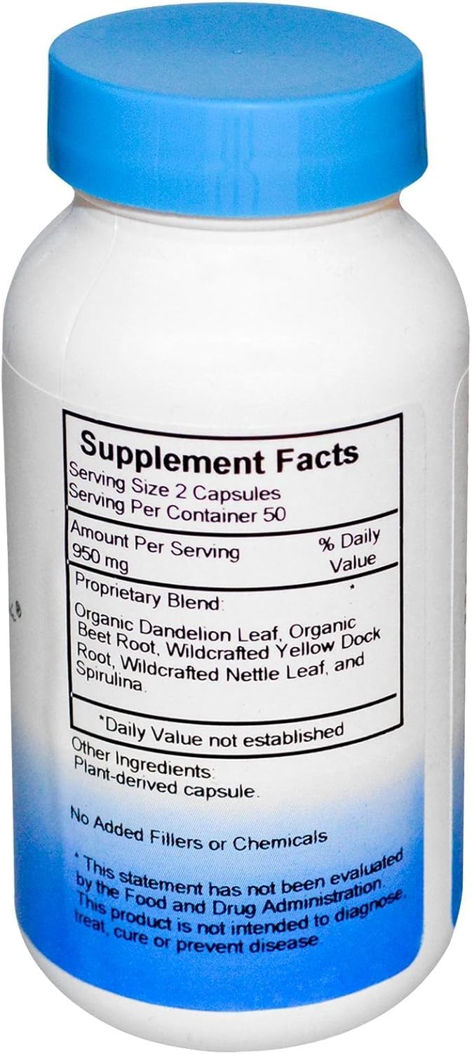 Christopher's Herbal Iron Formula - Natural Iron Support - 450 mg - 100 Vegetarian Capsules