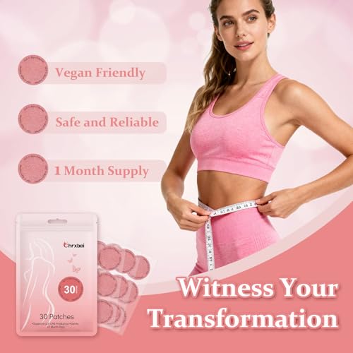 Chrxbei GLP-1 Patches, Plant-Based Wellness, 30 Count โ For Women & Men, Long-Lasting 1-Month Supply