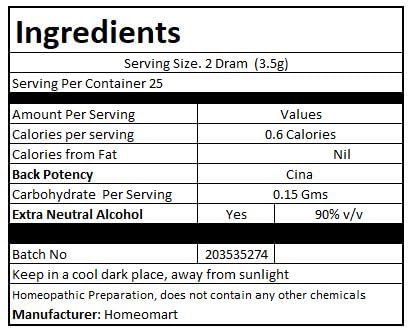 Cina Homeopathy Pellets 200C Potency โ Pack of 3 | Homeomart