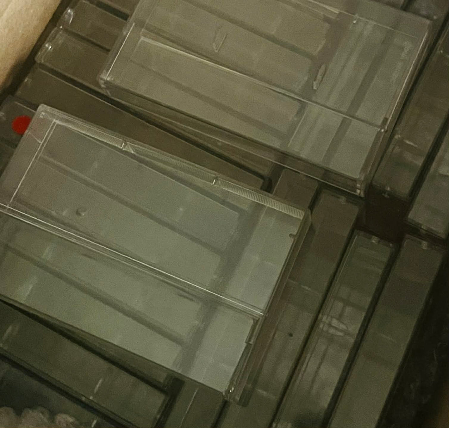 25 x Empty Clear Audio Cassette Tape Cases