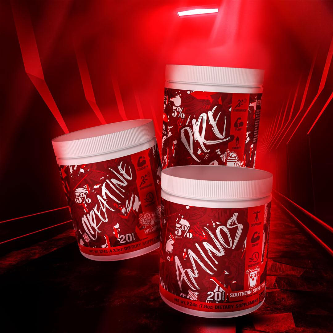 Code Red Aminos BCAA & EAA โ Post-Workout Recovery Powder | 5% Nutrition
