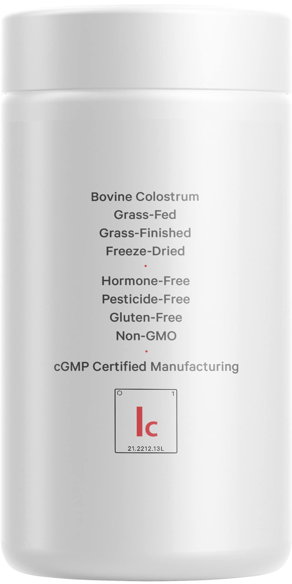 Codeage Colostrum Supplement โ Grass-Fed, Non-GMO, Gluten-Free - 180 Capsules