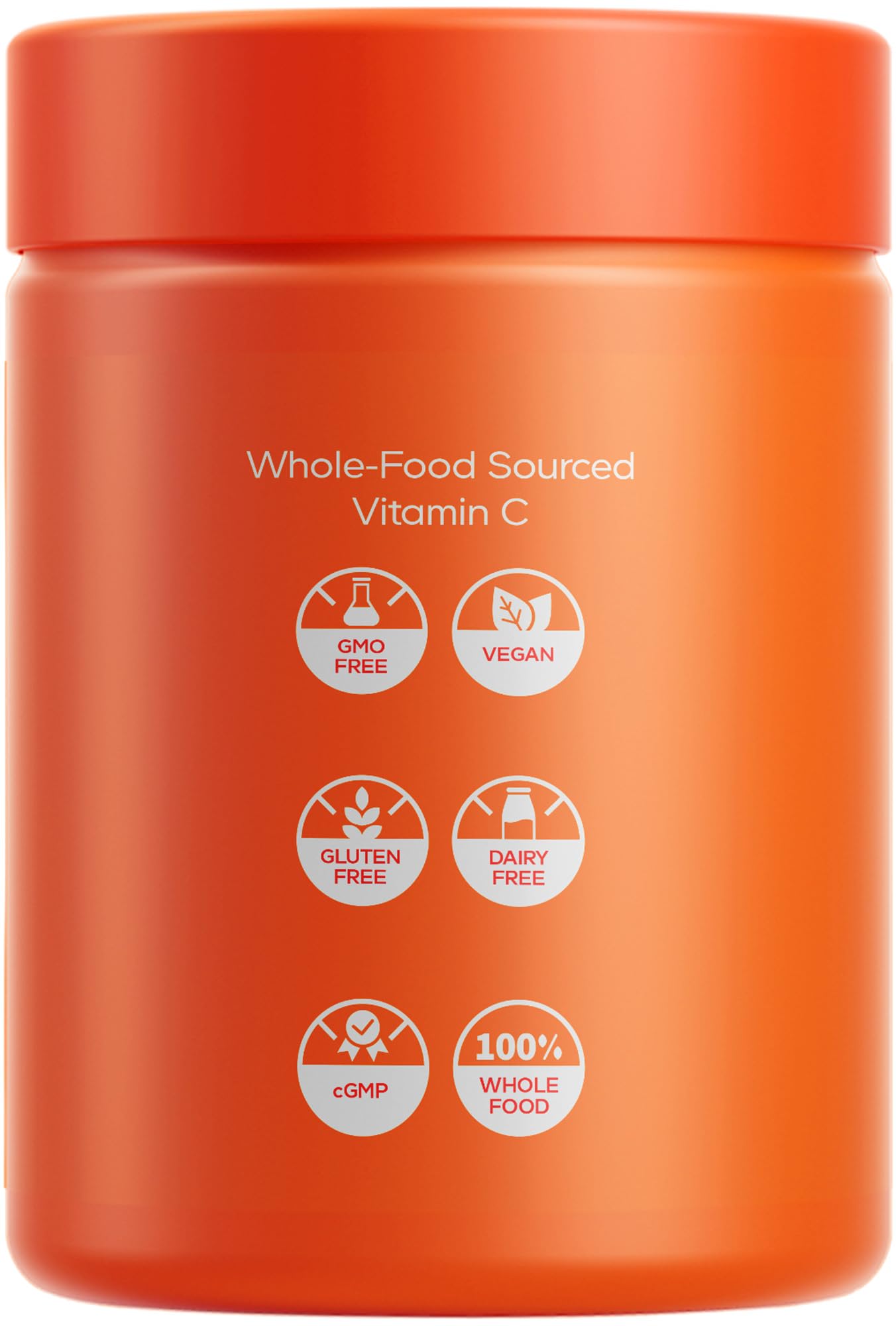 Codeage Whole Food Vitamin C Supplement โ Acerola, Camu Camu, Amla & Rose Hips, 500mg, 60 Capsules