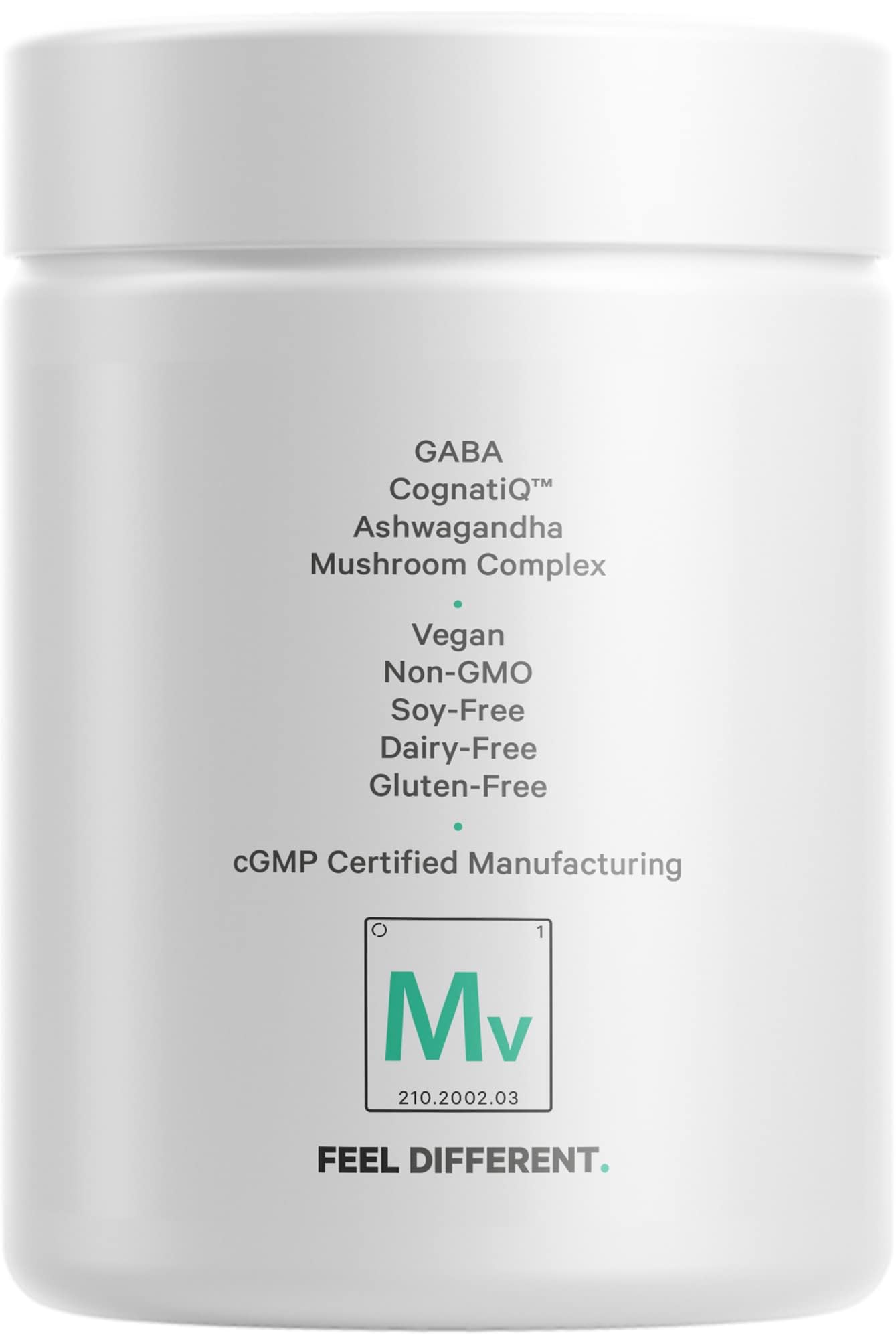 Codeage Meditate Vitamins+ Supplement โ CognatiQ, DHH-B, GABA, Ashwagandha | BDNF Support | Vegan, Non-GMO, Gluten-Free โ 60 Capsules