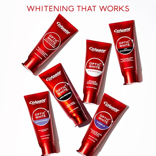 Colgate Optic White Renewal 3-Pack Toothpaste โ Whitening, 3.0 oz