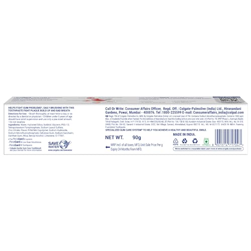 Colgate Gum Protection PerioGard Toothpaste 90grm/3.2oz โ Helps Fight Plaque & Keep Gums Healthy