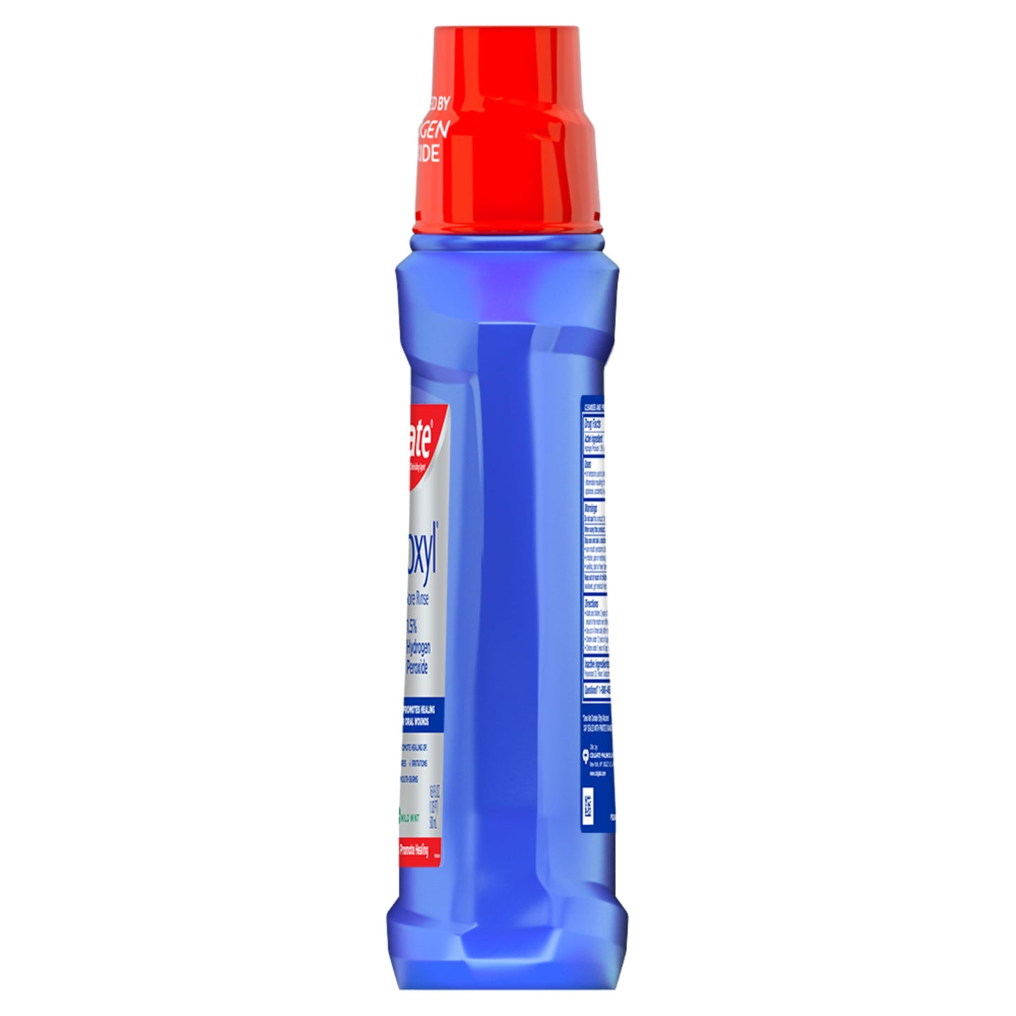 Colgate Peroxyl Antiseptic Mouthwash 1.5% Hydrogen Peroxide โ 500ml (16.9 fl oz) Mild Mint