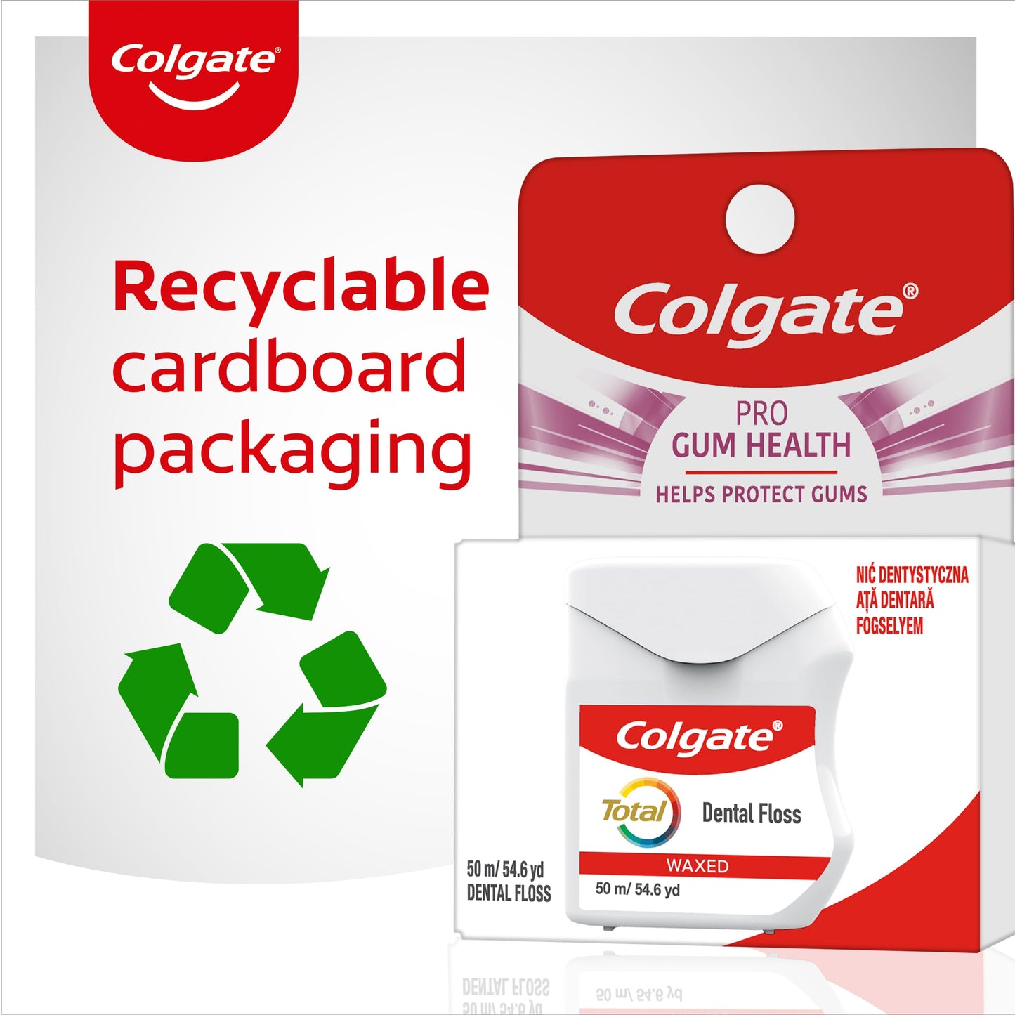 Colgate Pro Gum Health Interdental Floss 25m โ Waxed, Reduces Plaque & Improves Gum Health