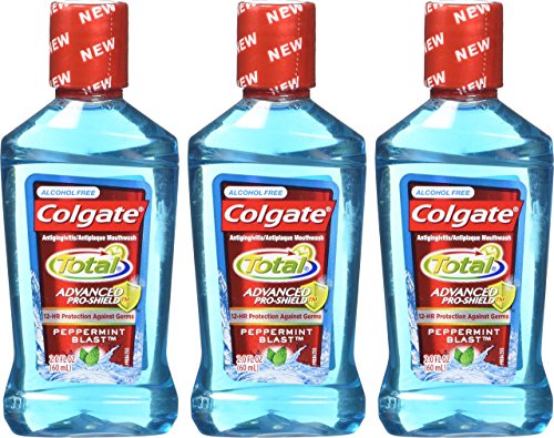 Colgate Total Advanced Pro-Sheild Mouthwash Peppermint Blast โ 2 oz (Pack of 3)