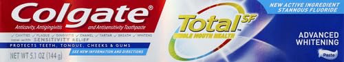Colgate Total Whitening Toothpaste โ Advanced Whitening (5.1 oz)