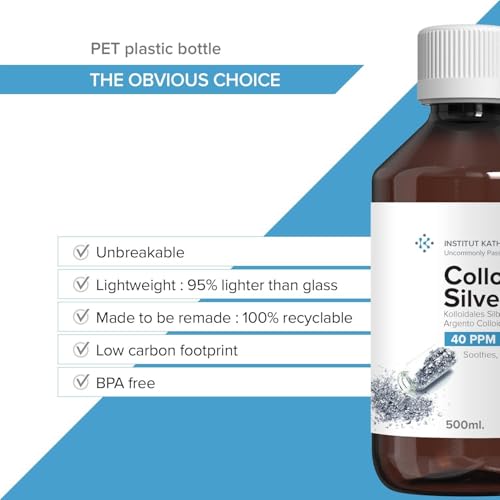 Colloidal Silver Spray 3.4 fl oz β Bioactive Hydrosol Silver Water, 40 PPM Ionic Minerals