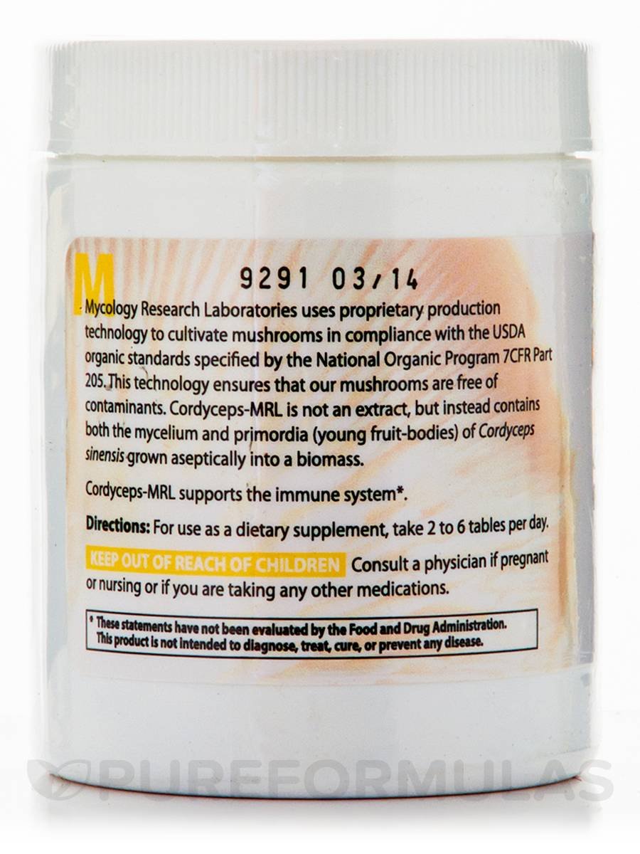 Cordyceps Sinensis-MRL 500 mg โ 90 Tablets | Mycology Research Laboratories