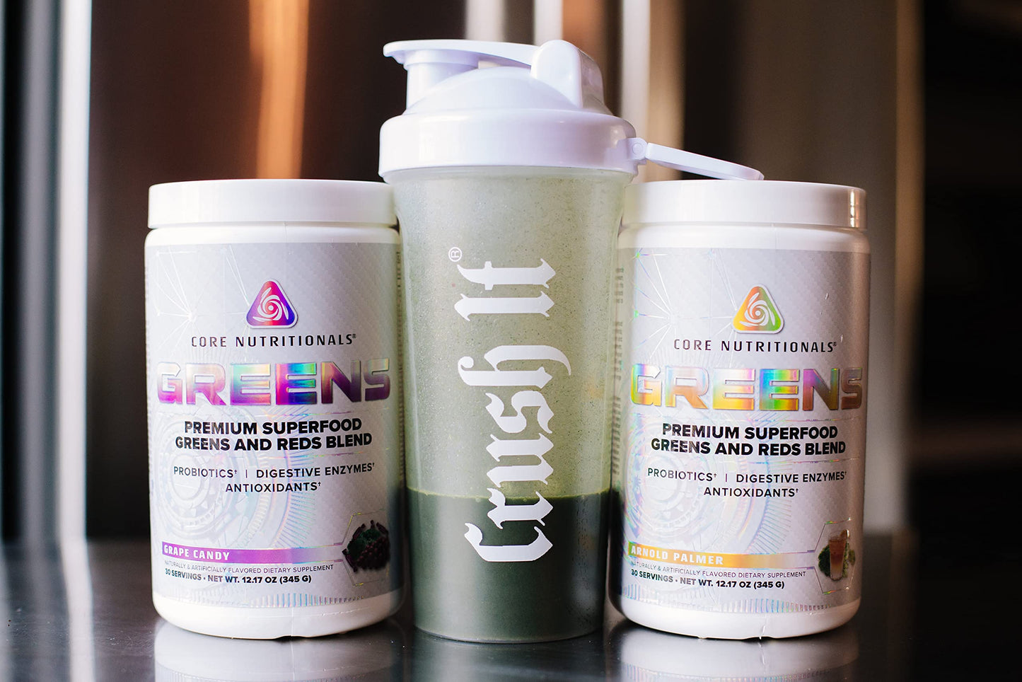 Core Nutritionals Greens β Premium Reds & Greens Superfood Blend | 30 Servings (Grape Candy)