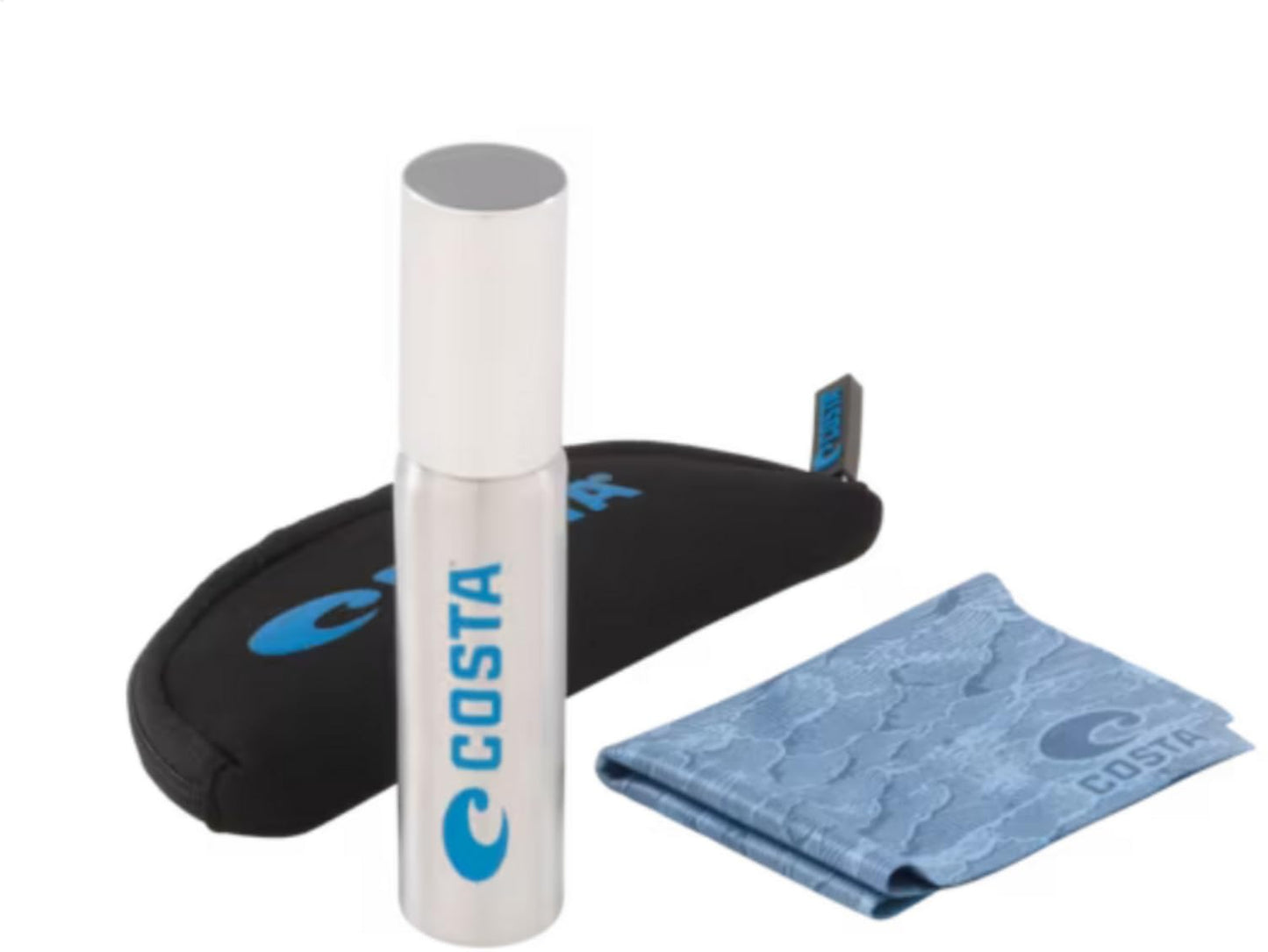 Costa Del Mar Cleaning Kit Costa Blue 1oz โ Lens Cleaner & Carry Case