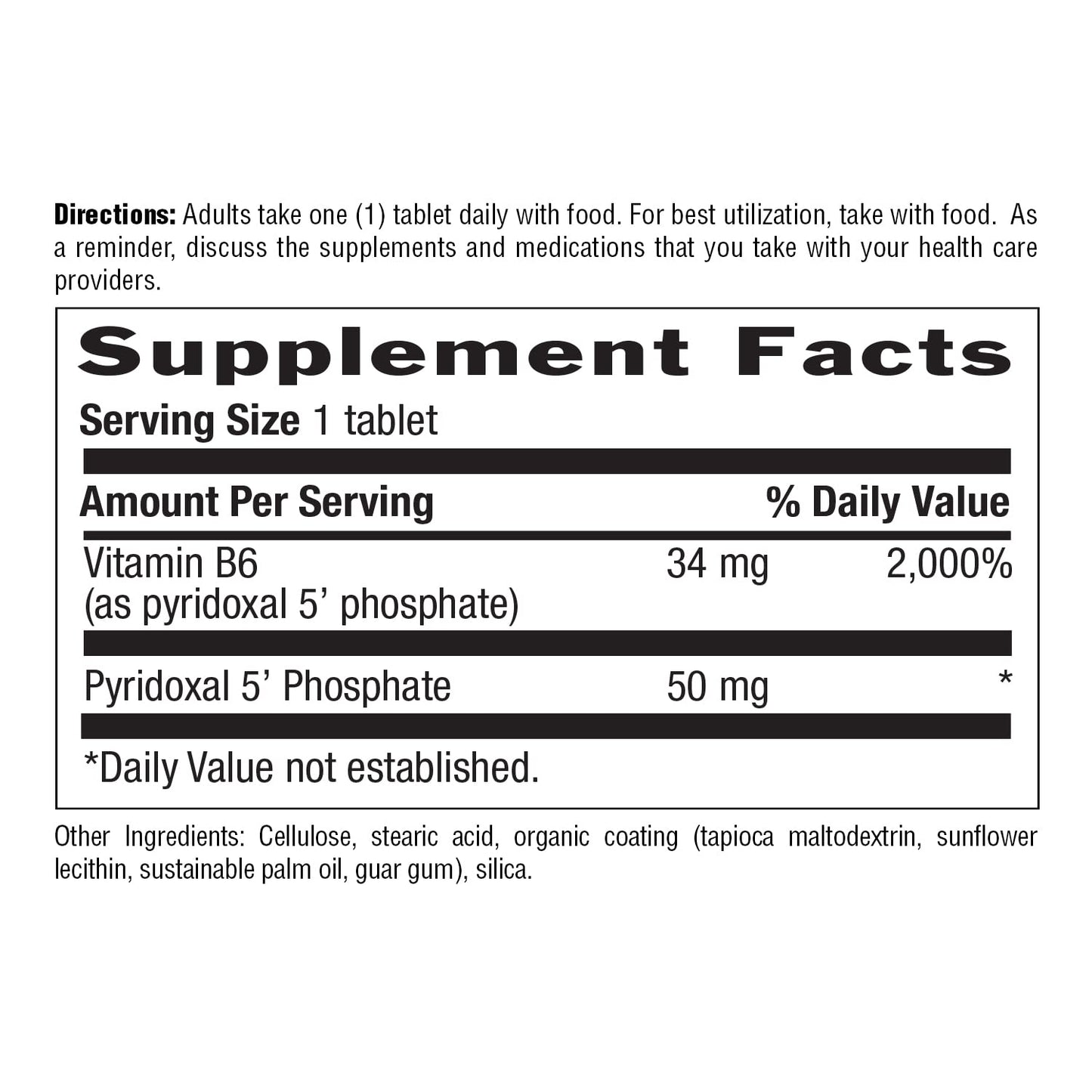Country Life P-5-P Vitamin B6 โ Bioavailable B6 (P-5-P) for Energy