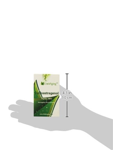 Crackaging Cycloastragenol 98% 25mg – Telomere Activator, Cell Rejuvenation | 60 Capsules (2 Bottles)