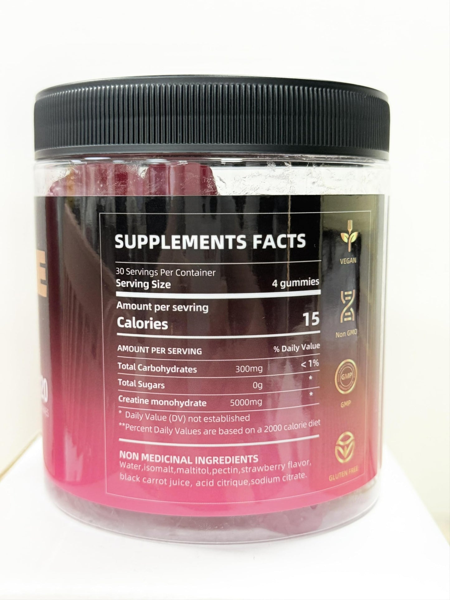 Creatine HCL Gummies for Men & Women โ Sugar-Free, 120 Gummies