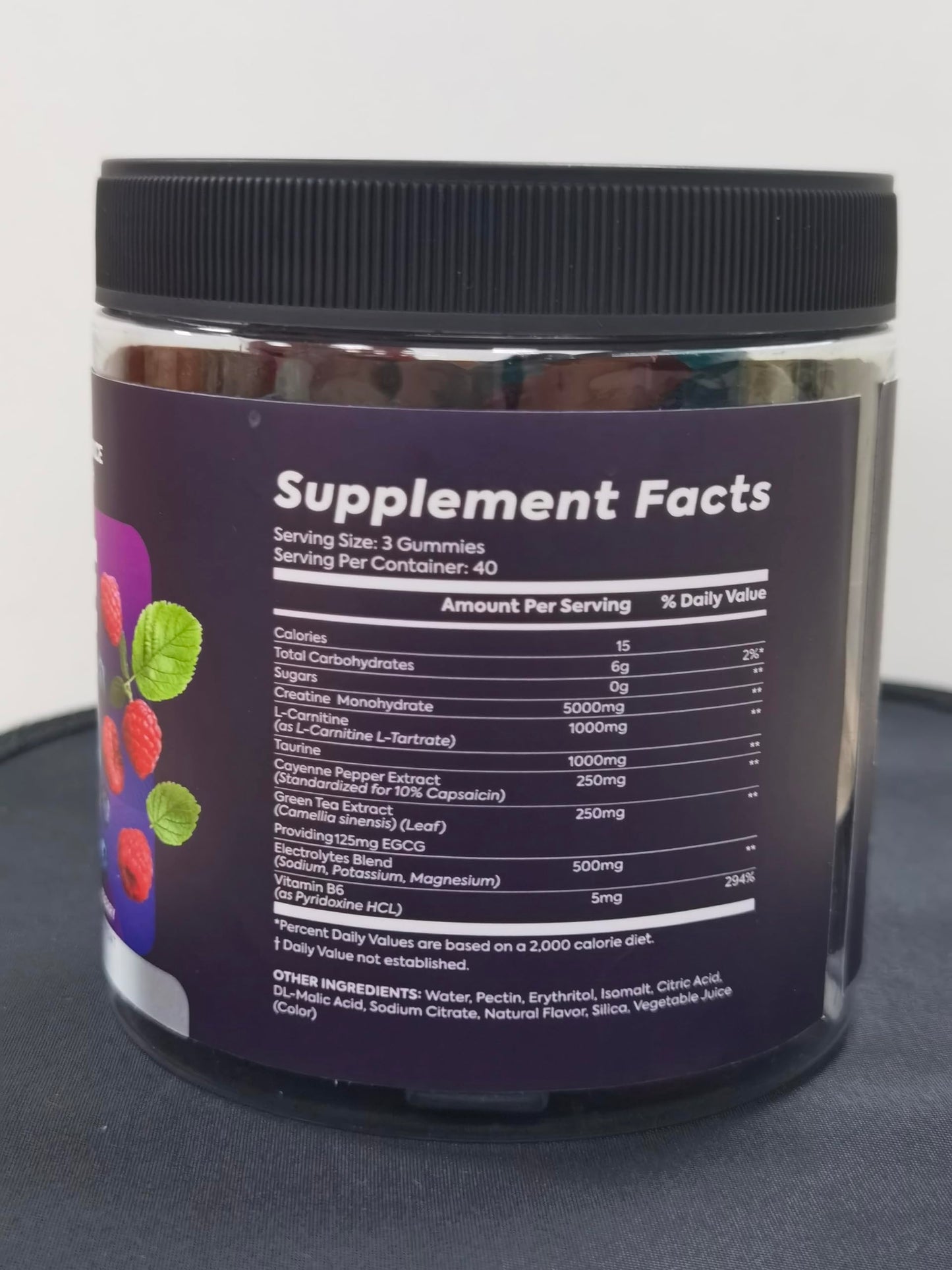 Creatine Monohydrate Gummies Complex 8000mg โ 120ct | Men & Women, Pre-Workout