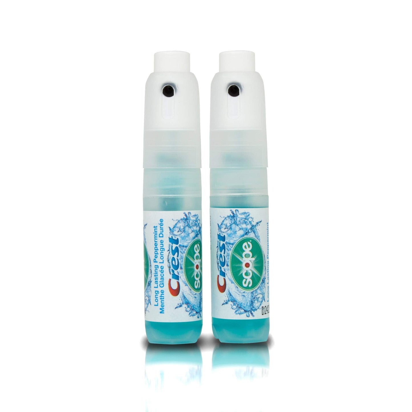 Crest Breath Mist with Scope โ Long-Lasting Peppermint, 2 x 7 mL